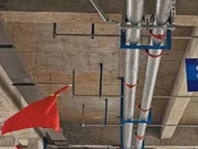 大竹管廊支架的安装方法